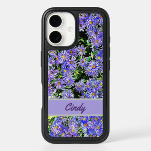 Purple Daisy Personalized iPhone 16 Case