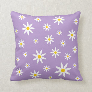 Purple Daisy Pillow