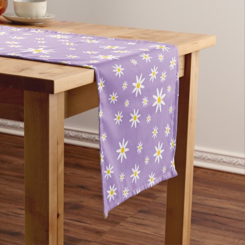 Purple Daisy Table Runner