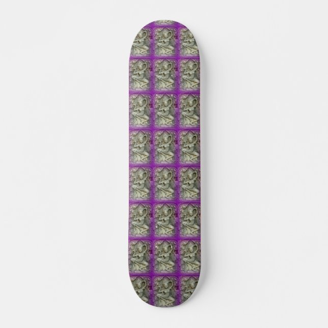 purple dakinis dancing Thunder_Cove Skateboard Deck (Front)