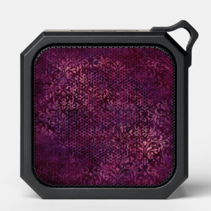 Purple Damask Bluetooth Speaker