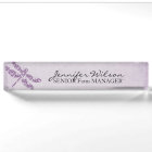 Purple Damask Dragonfly Wedding