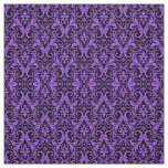 Purple Damask Fabric
