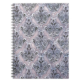 Purple Damask Notebook