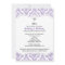Purple Damask Nurse graduation pinning invites