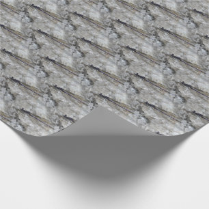 Purple Damselfly Nature Pattern Wrapping Paper