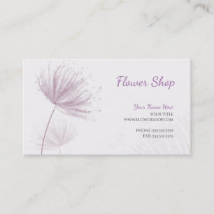Purple Dandelion Business Card
