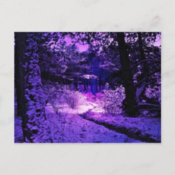 Purple Dark And Dire Postcard by HotPinkGoblin at Zazzle