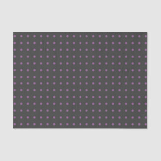 Purple & Dark Gray Polka Dot Tissue Paper