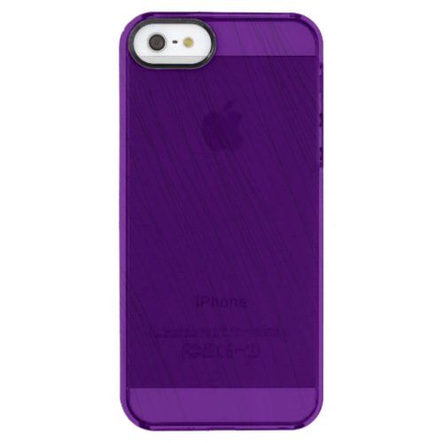 Purple Dark Purple Paper Business Clear iPhone SE55s Case