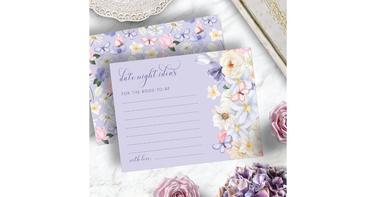 Purple Date Night Ideas Card Zazzle purple-date-night-ideas-card-zazzle