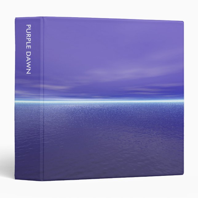 Purple Dawn (1.5in) Binder (Front/Spine)