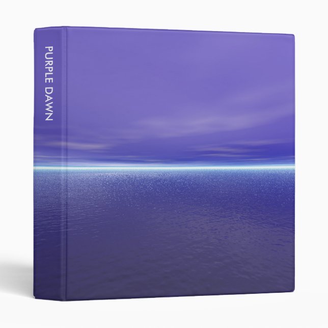 Purple Dawn (1in) Binder (Front/Spine)