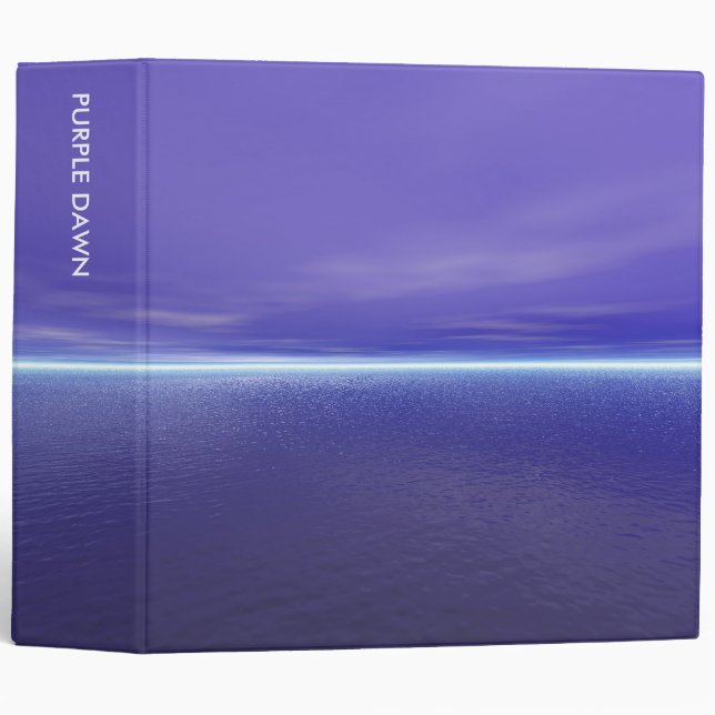 Purple Dawn (2in) Binder (Front/Spine)