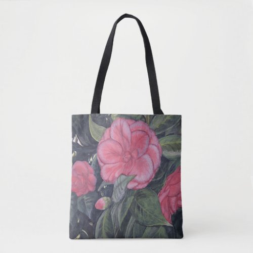  Purple Dawn Camellia Tote