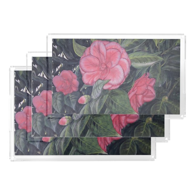 Purple Dawn Camellia Tray (Set)