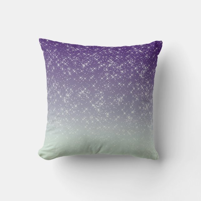Purple Daze Throw Pillow (Front)