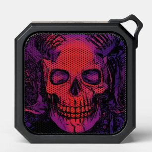 Purple Death Skull Halloween Bluetooth Speaker