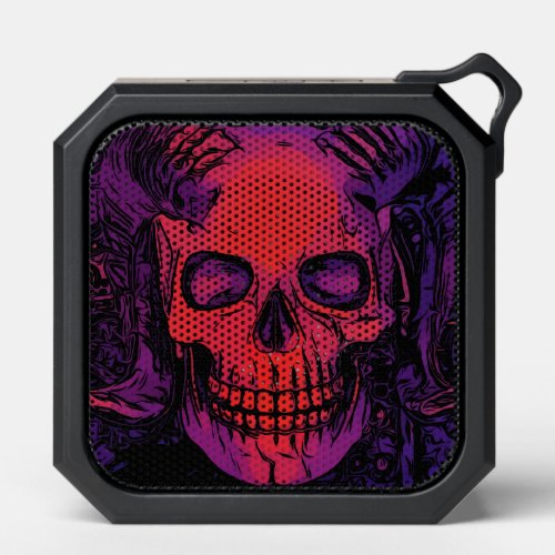 Purple Death Skull Halloween Bluetooth Speaker