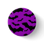 Purple Deathrock Bats Button