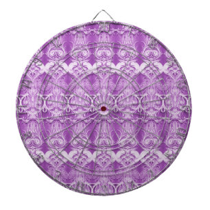 Purple Decorative Dartboard