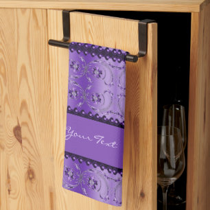 Purple Decorative Kitchen Towels
