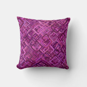 Purple decorative throw pillow