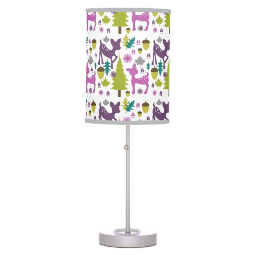 Purple Deer Lamp