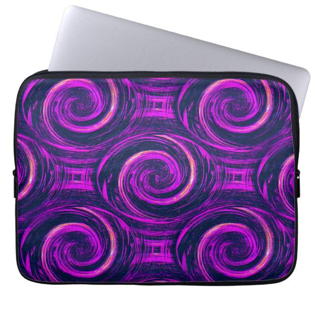 Purple Delights...... Laptop Sleeve (Front)