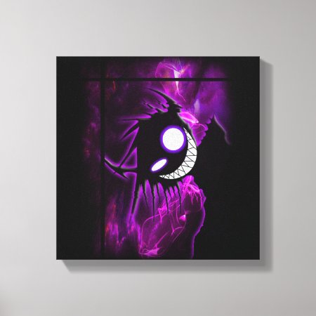Purple Demon Canvas Print