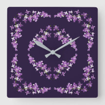 Purple Dendrobium Orchids Motif