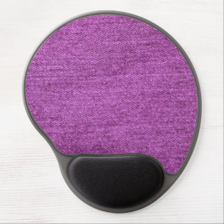 purple denim gel mouse pad