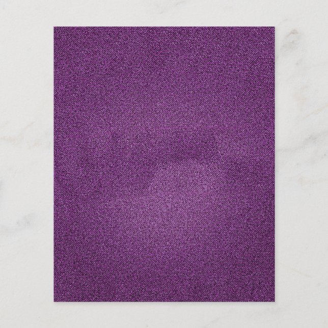 Purple denim scrapbook background paper (Front)