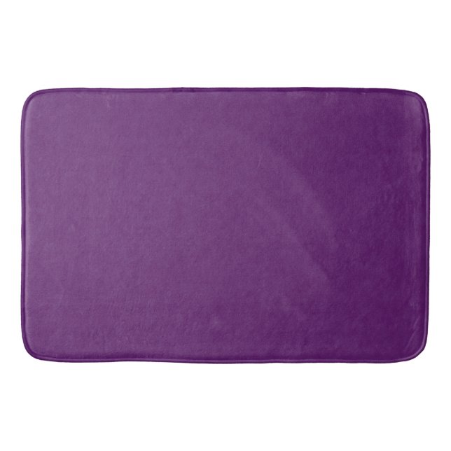 Purple Denim Texture,   Bath Mat (Front)