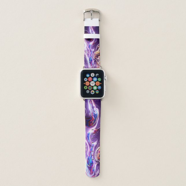 Purple Design Apple Watch Band (Front)