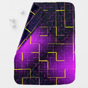 Purple Design Baby Blanket