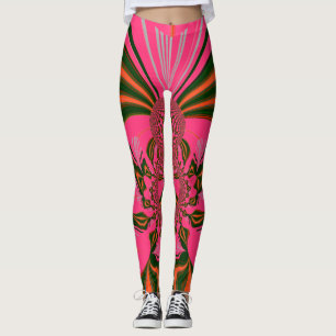 Purple design background Women Leggings