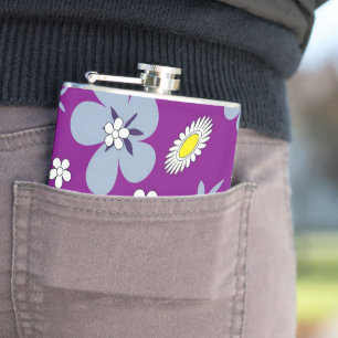 Purple Design Flask