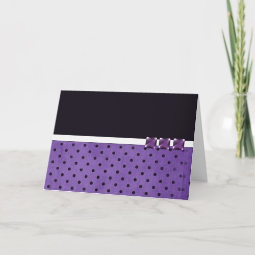 Purple Designer Note Cards