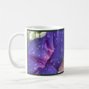 Purple Dewdrop Morning Glory Coffee Mug