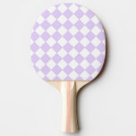 Purple Diamond Checkered Pattern Ping Pong Paddle at Zazzle
