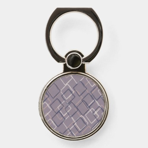 Purple Diamond Design Phone Ring Stand