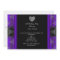 Purple Diamond Heart Damask Birthday Party