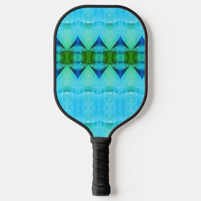 Purple Diamond Ikat GL Pickleball Paddle (Front)