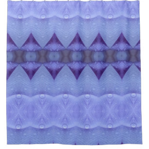 Purple Diamond Ikat Shower Curtain