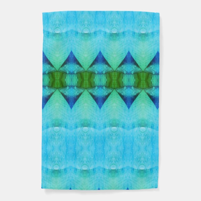 Purple Diamond Ikat x GL Garden Flag (Front)