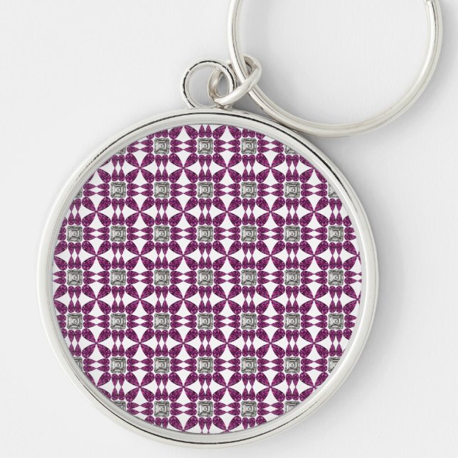 Purple Diamond Keychain (Front)