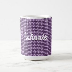 Purple diamonds coffee mug