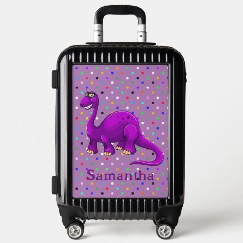 Purple Dinosaur Design UGObag Carry_on Suitcase