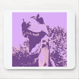 Purple Dinosaur T-Rex Mouse Pad